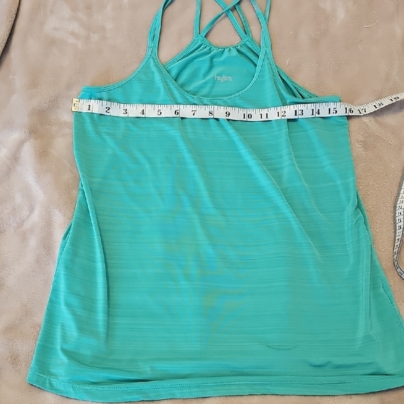Hyba Green Sleeveless Backless Tank Top Size S - Picture 6 of 7